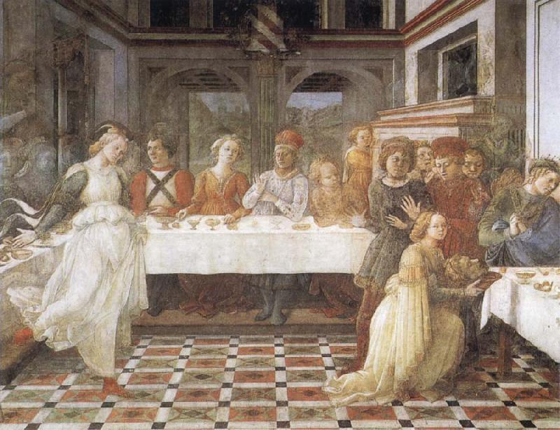 Fra Filippo Lippi The Feast of Herod Salome's Dance